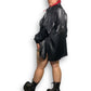 Y2K Style & Co Black Satin 2-Piece Set (2X/3X)