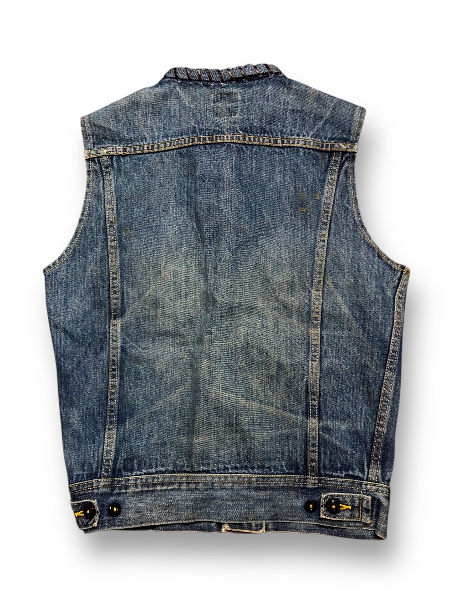 70’s Lee Patched Denim Vest (S/M)