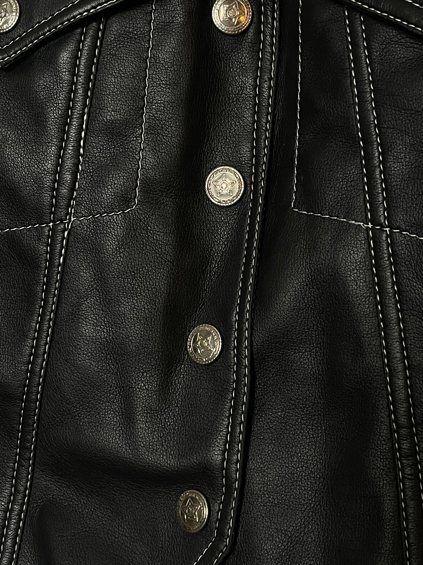 90’s Neutral Zone Black Pleather Vest (M)