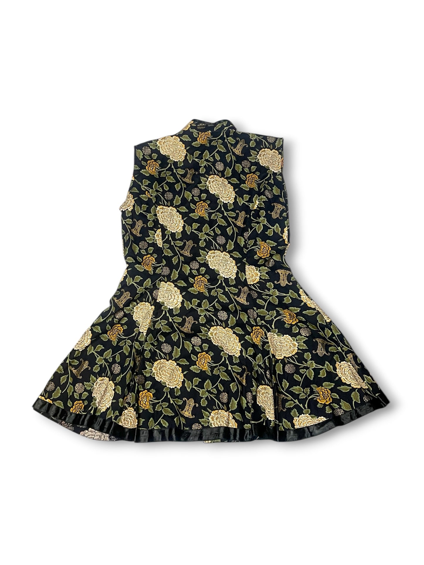 90’s Floral Print Mini Dress (L)