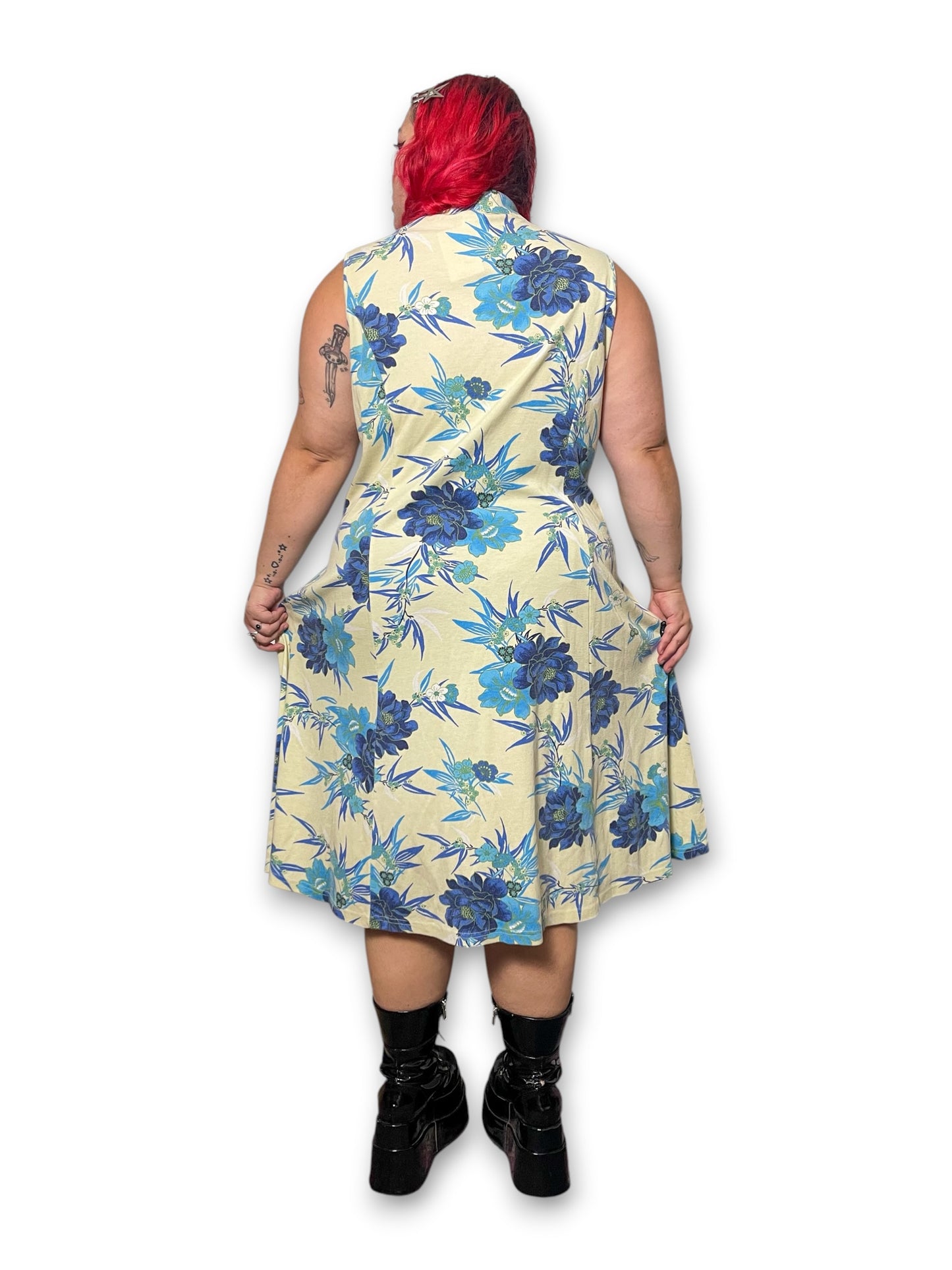90’s/Y2K Floral Button Down Dress (3X)