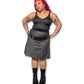Y2K Gray Pinstripe Skirt (XL/1X)