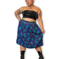 80’s/90’s Retro Floral Paisley Skirt (1X/2X/3X)