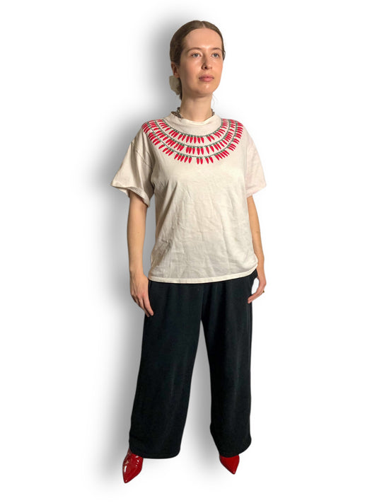 90’s White Chili Pepper T-Shirt (L)