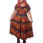90’s/Y2K Boho Print Maxi Dress (XL/1X)