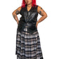 90’s Rebel Ryder Black Patchwork Leather Vest (2X/3X)