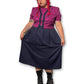 90’s Retro Grunge Midi Dress (2X)