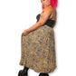90’s Basic Editions Animal Print Checkered Midi Skirt (L/XL/2X/3X)