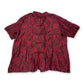 90’s/Y2K Wine Red Silk Blouse (XL)