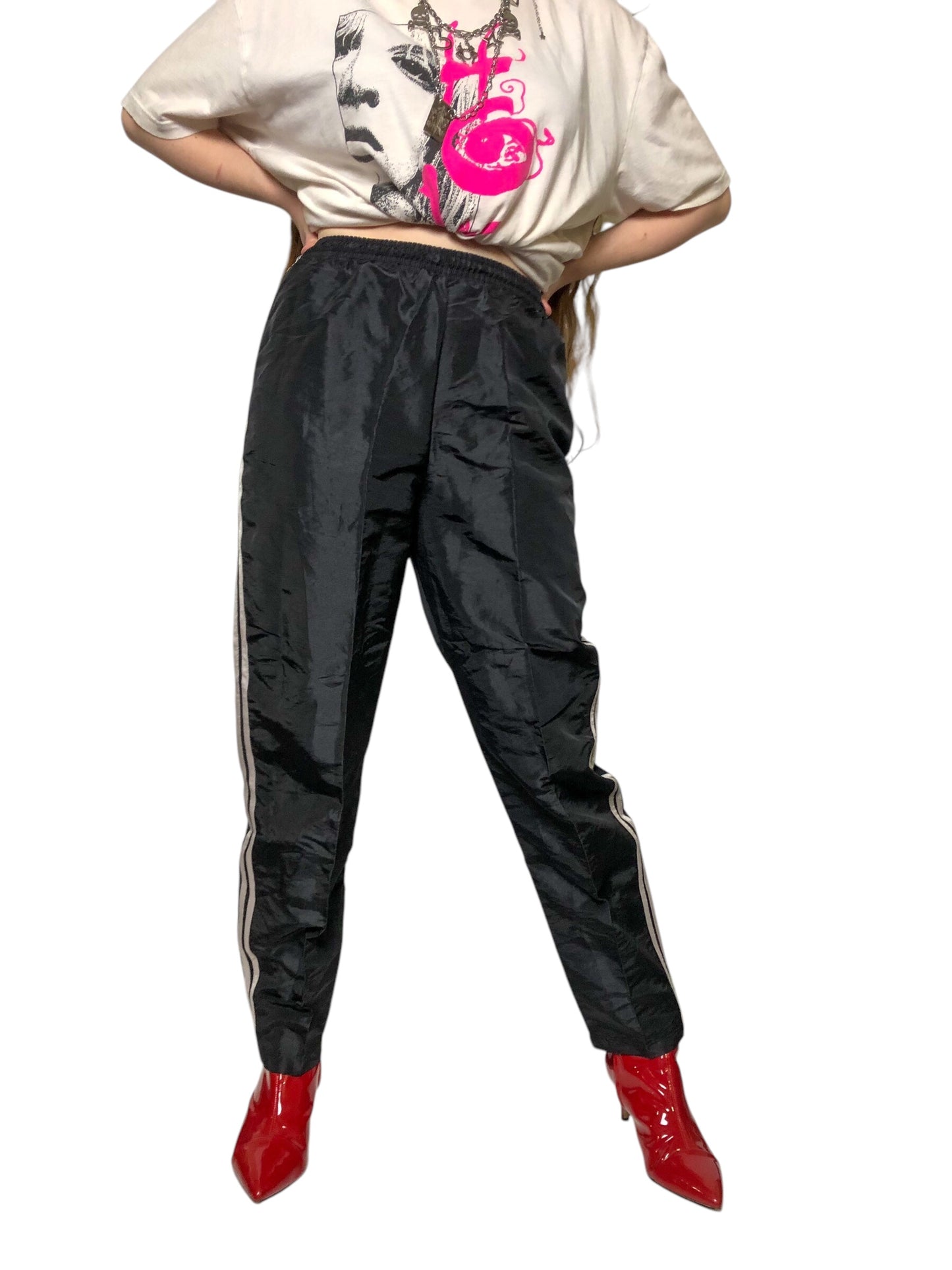 90’s Jumping Joy Black Track Pants (S/M/L)