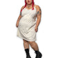 70’s White Slip Dress (2X)