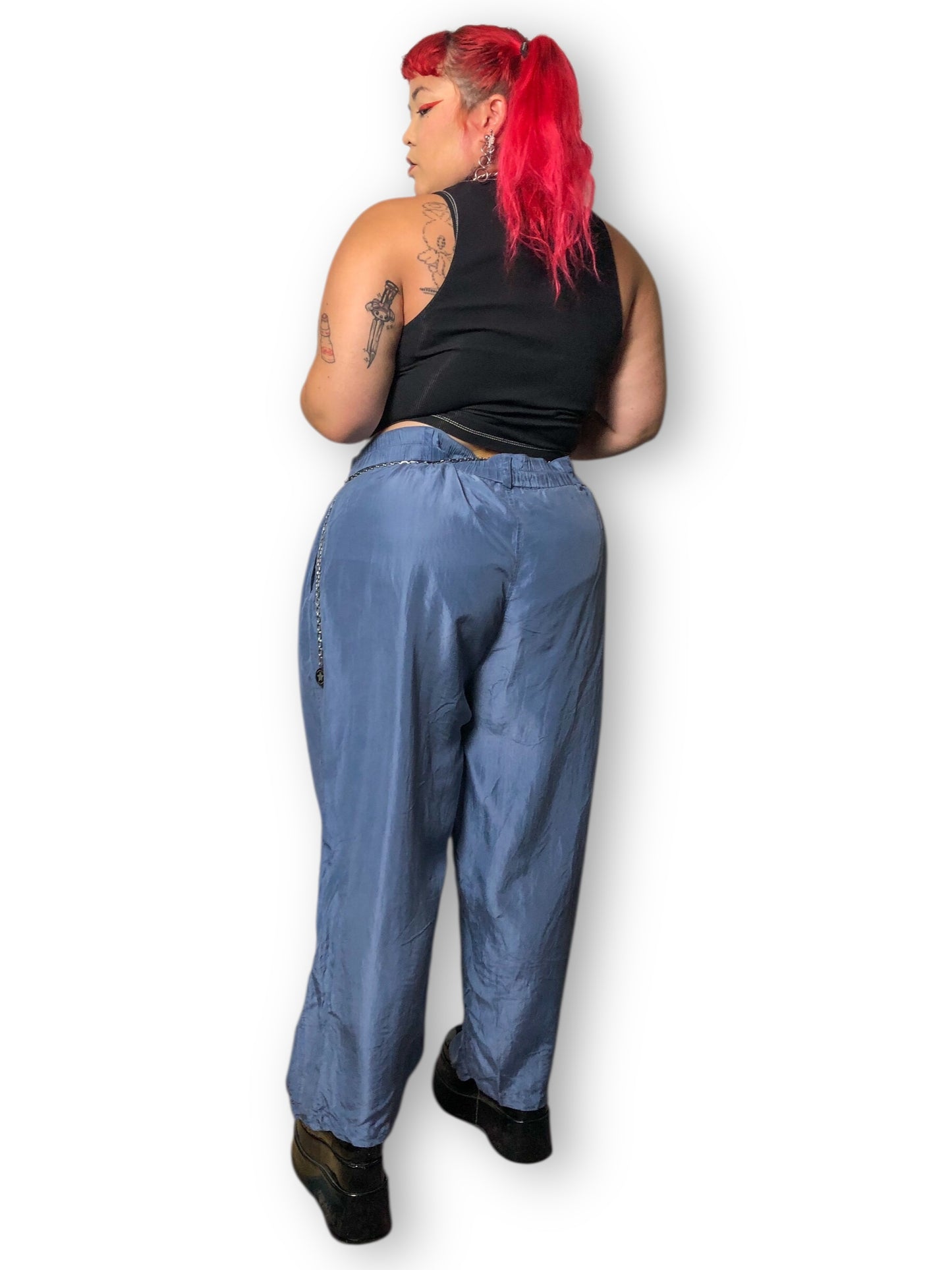 90’s Venezia Vitale Steel Blue Pants (3X)