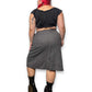 70’s/80’s Gray Wool Pencil Skirt (1X)