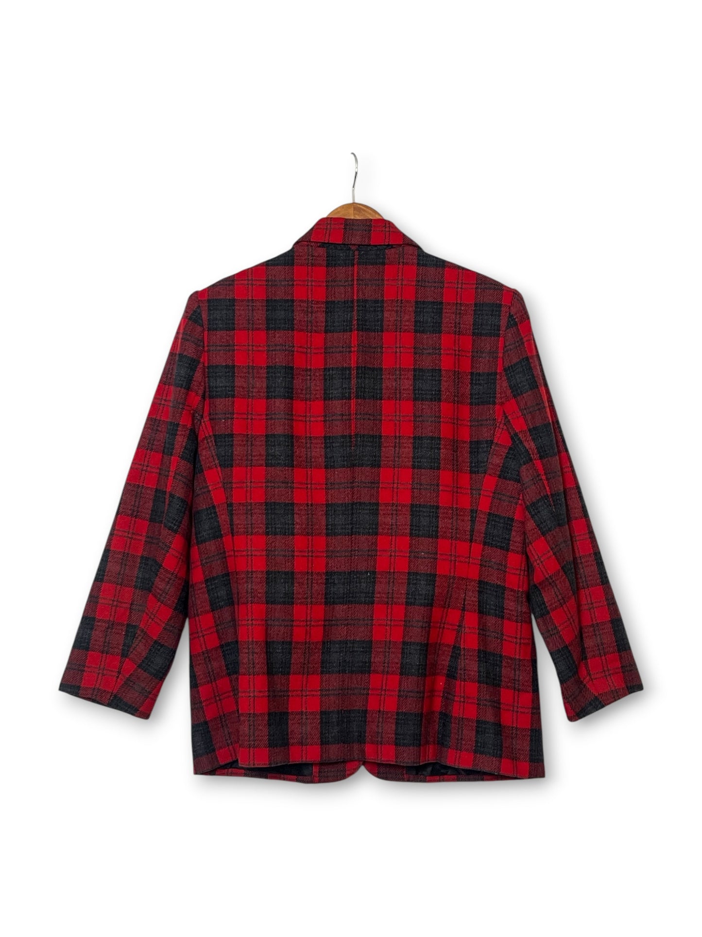90’s Tartan Plaid Blazer (XL)