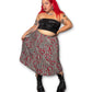 Y2K Paisley Pleated Midi Skirt (XL/1X)