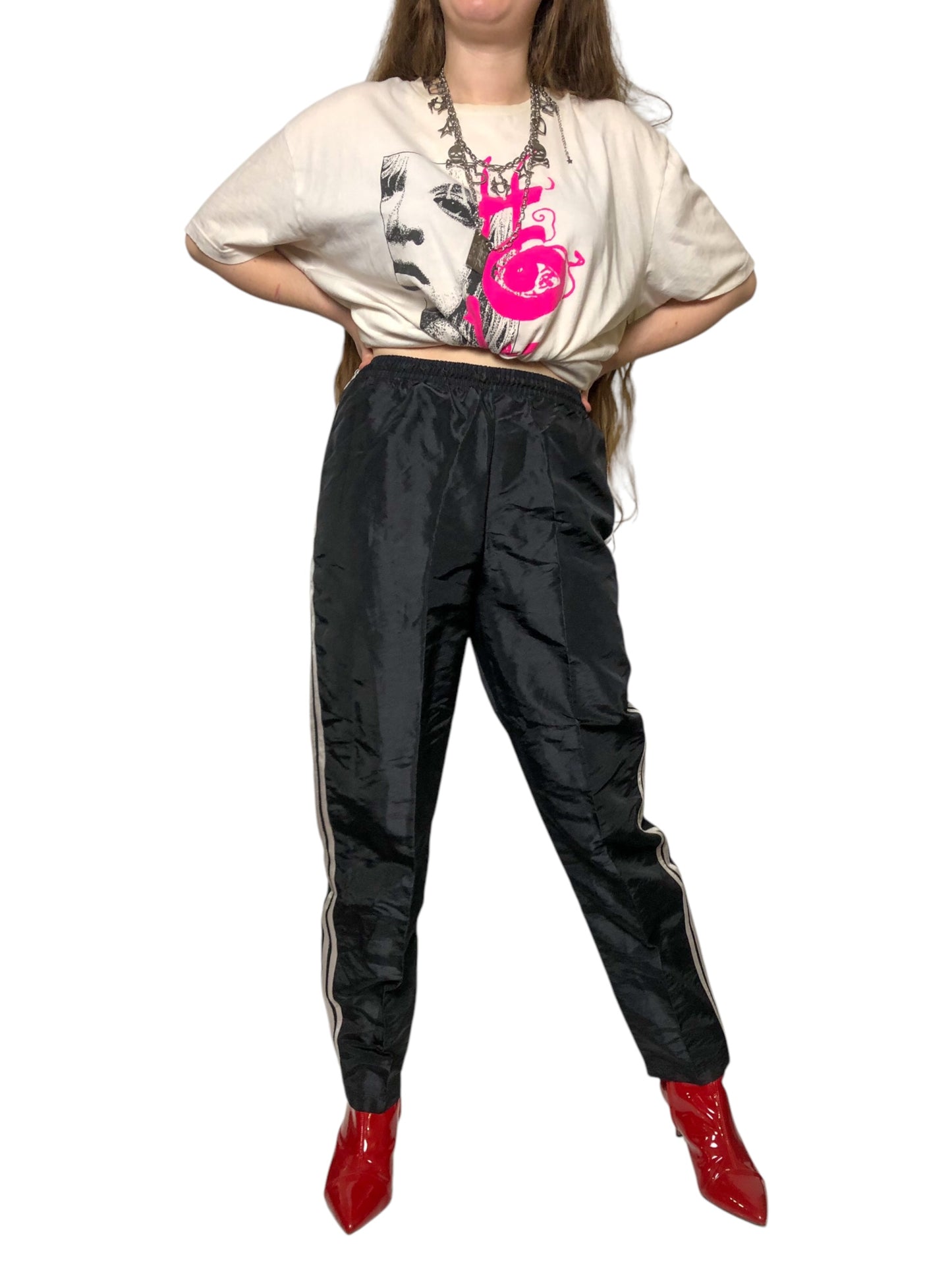 90’s Jumping Joy Black Track Pants (S/M/L)