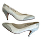 60's/70's Nina White and Gray Heels (9)