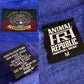 90's Animal Republic Peregrine Falcon Blue Tie Dye T-Shirt (M)