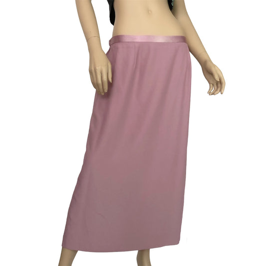 Y2K Draper’s and Damon’s Mauve Pink Pencil Midi Skirt (XL)